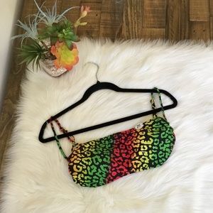 Forever 21 Multicolor Leopard Print Bikini Top Size XL